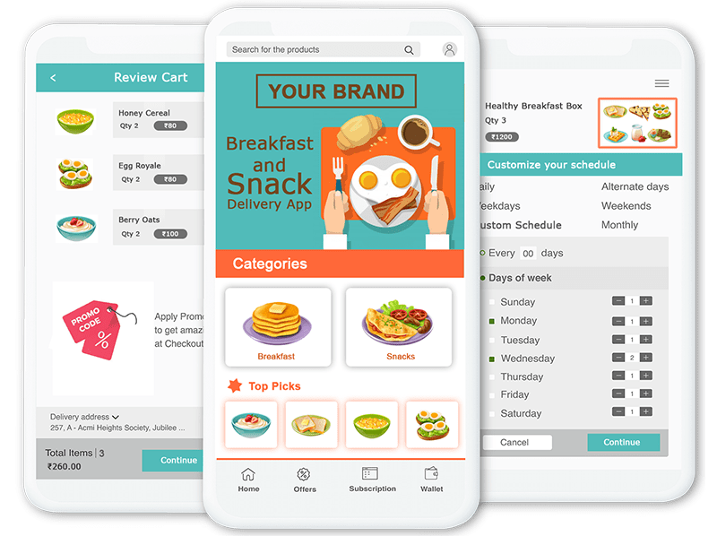 breakfast-and-snack-delivery-app-screenshots